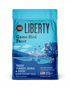 BIXBI LIBERTY Gamebird Feast (Turkey, Quail, Duck) Kibble