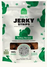 Load image into Gallery viewer, Open Farm Grain Free Jerky Strips Turkey Recipe
