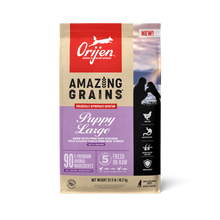 Load image into Gallery viewer, ORIJEN High Protein Amazing Grains Large Breed Puppy Dry Dog Food
