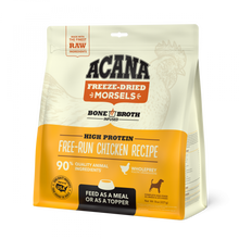 Load image into Gallery viewer, ACANA Freeze Dried Dog Food &amp; Topper, Grain Free, High Protein,  Fresh &amp; Raw Animal Ingredients, Free Run Chicken Recipe, Morsels
