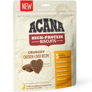 ACANA Crunchy Biscuits High-Protein Chicken Liver Recipe Dog Treats