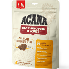 Load image into Gallery viewer, ACANA Crunchy Biscuits High-Protein Chicken Liver Recipe Dog Treats
