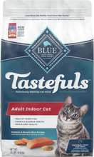 Load image into Gallery viewer, Blue Buffalo Tastefuls Adult Indoor Cat Salmon &amp; Brown Rice Recipe Dry Food
