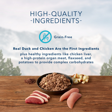 Load image into Gallery viewer, Blue Buffalo Wilderness High-Protein Grain-Free Duck &amp; Chicken Grill Adult Canned Dog Food
