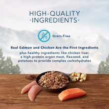 Load image into Gallery viewer, Blue Buffalo Wilderness High-Protein Grain-Free Chicken &amp; Salmon Grill Adult Canned Dog Food
