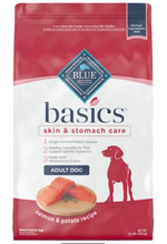 Load image into Gallery viewer, Blue Buffalo Basics Adult Skin &amp; Stomach Care Salmon &amp; Potato Recipe Dry Dog Food
