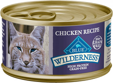 Load image into Gallery viewer, Blue Buffalo Wilderness High-Protein Grain-Free Adult Chicken Recipe Canned Cat Food
