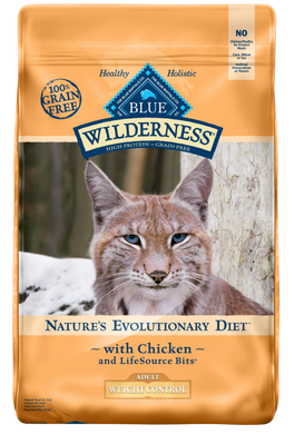 Blue Buffalo Wilderness High-Protein Grain-Free Adult Weight Control Chicken Recipe Dry Cat Food