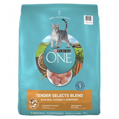 Purina ONE Tender Selects Blend Real Chicken Dry Cat Food