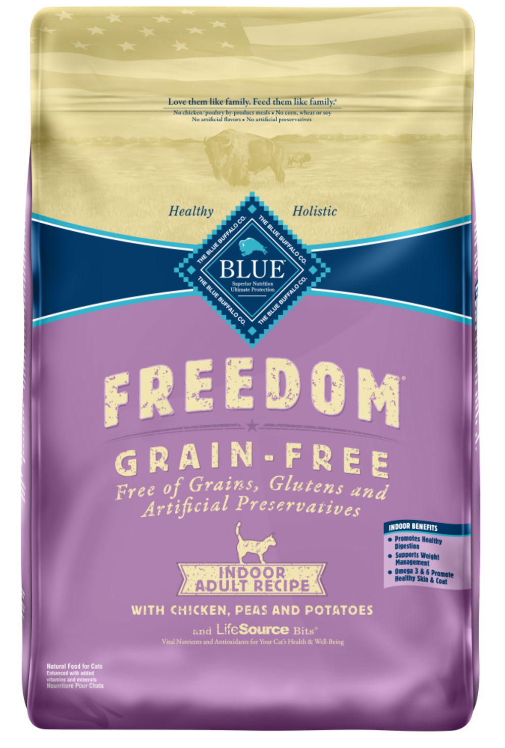 Blue Buffalo Freedom Grain-Free Indoor Adult Chicken Recipe Dry Cat Food