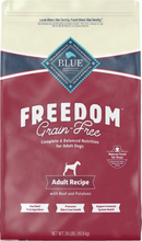 Load image into Gallery viewer, Blue Buffalo Freedom Grain-Free Adult Beef Recipe Dry Dog Food
