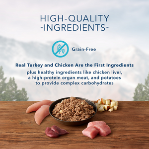 Blue Buffalo Wilderness High-Protein Grain-Free Turkey & Chicken Grill Puppy Canned Dog Food