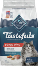 Load image into Gallery viewer, Blue Buffalo Tastefuls Adult Cat Weight &amp; Hairball Control Chicken &amp; Brown Rice Recipe Dry Food
