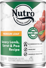 Load image into Gallery viewer, Nutro Premium Loaf Grain Free Savory Lamb, Carrot &amp; Pea Adult Canned Dog Food
