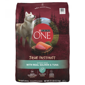 Purina ONE SmartBlend True Instinct Real Salmon & Tuna Adult Premium Dry Dog Food