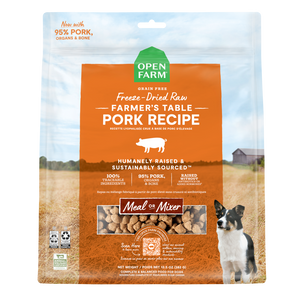 Open Farm Farmers Table Pork Freeze Dried Raw Dog Food