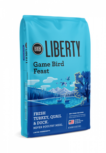 BIXBI LIBERTY Gamebird Feast (Turkey, Quail, Duck) Kibble