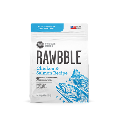 BIXBI Rawbble Freeze Dried Chicken & Salmon