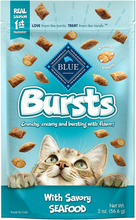 Load image into Gallery viewer, Blue Buffalo Bursts Filled Seafood Cat Treats
