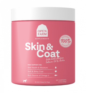 Open Farm Dog Supplement Skin & Coat Chews