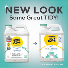 Load image into Gallery viewer, Tidy Cats Low Dust Clumping Cat Litter Lightweight Free &amp; Clean Unscented Multi Cat Litter
