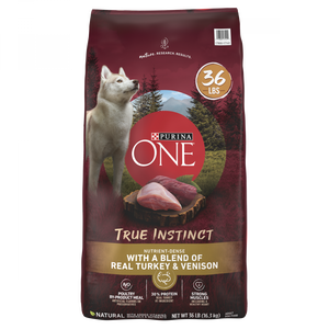 Purina ONE SmartBlend True Instinct Turkey & Venison Dry Dog Food