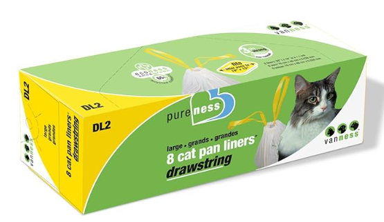 Van Ness Cat Pan Liners, Large - 12 liners